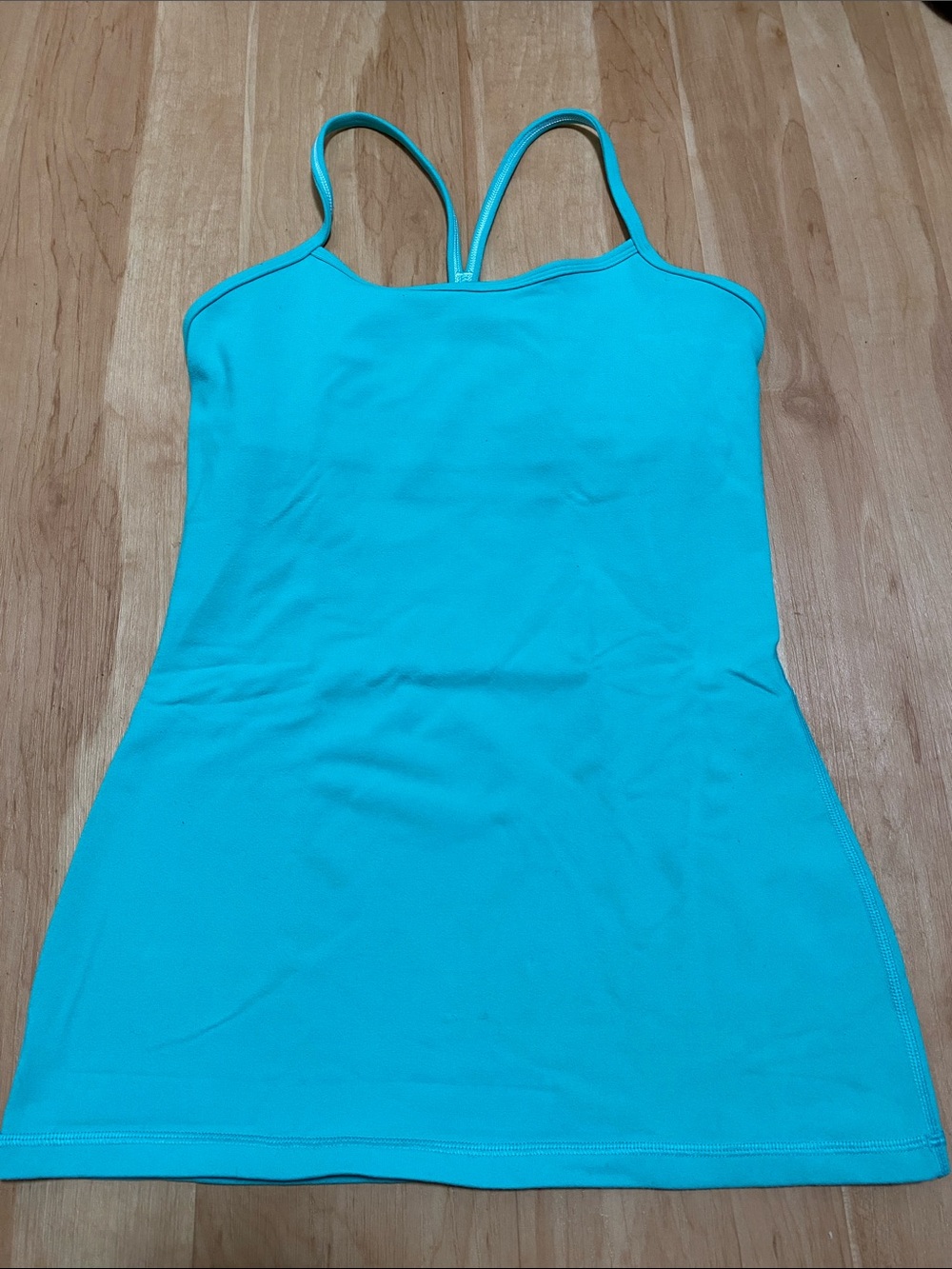 lululemon turquoise Power Y tank 6